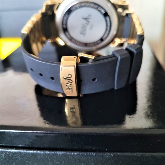 JBW Men's Diamond Gold Black Oversized Watch - Picture 3 of 7